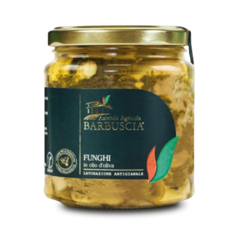 Pilze in Olivenöl