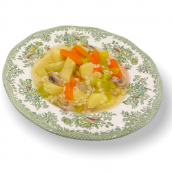 Recipe vegetable soup with...