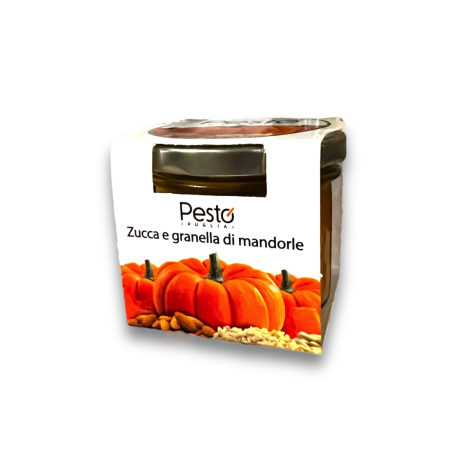 Pumpkin and almands Pesto